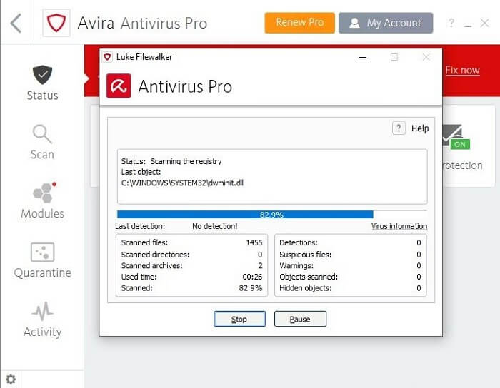 Download Avira Antivirus Pro 2018 Full Crack for windows